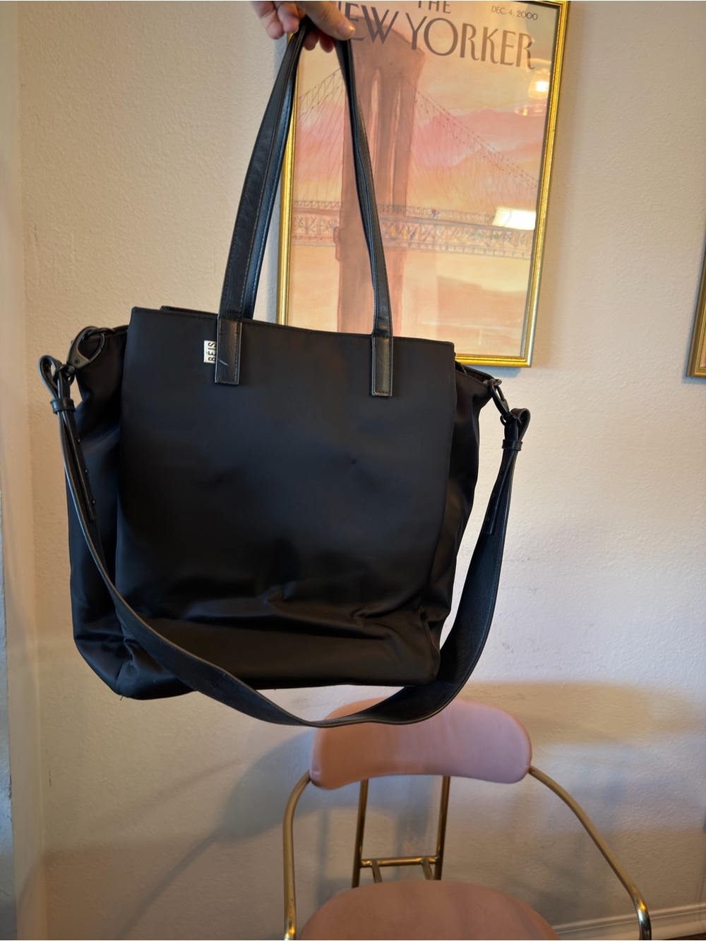 Black Women’s Tote Handbag - Classic Everyday Carry